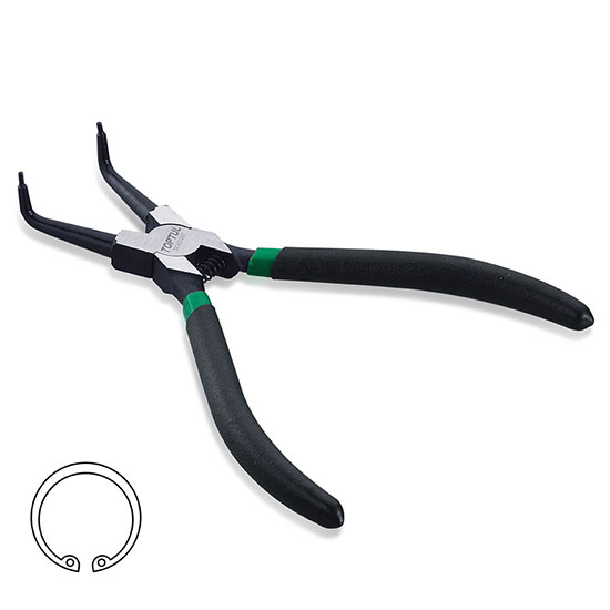 Cleste pentru sigurante interioare TOPTUL DCAC1209, falci la 90 grade, dimensiuni 9 inch/ 228.6 mm, capacitate deschidere 40-100 mm, otel crom vanadiu