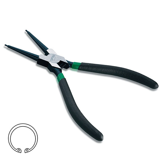 Cleste pentru sigurante interioare TOPTUL DCAD1209, falci drepte, dimensiuni 9 inch/ 228.6 mm, capacitate deschidere 40-100 mm, otel crom vanadiu