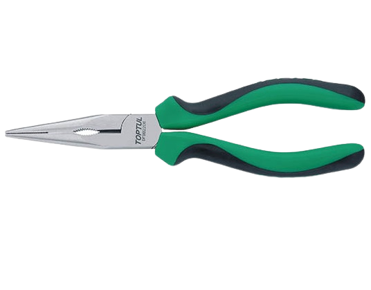 Cleste lung cu varf drept TOPTUL DFBB2206, dimensiuni 6 inch/ 152.4 mm, capacitate taiere 2.8 mm, otel crom molibden
