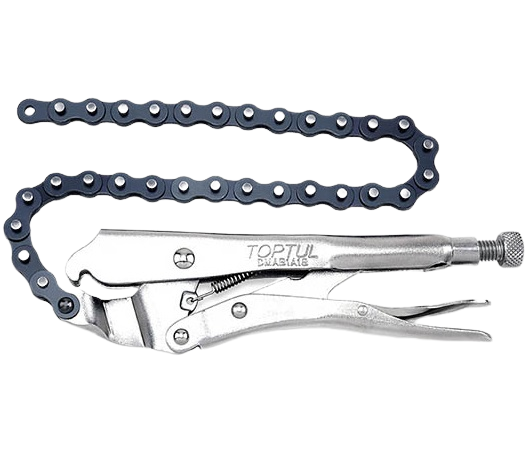 Cleste blocabil cu lant TOPTUL DMAB1A18, lungime 18 inch/ 457.2 mm, corp din crom molibden