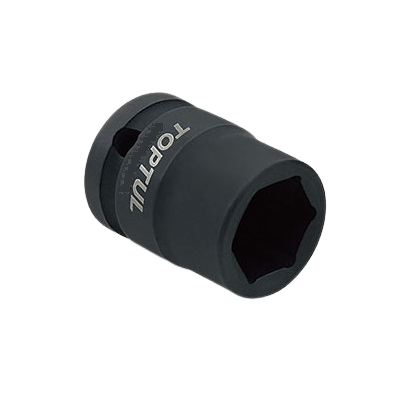 Cheie tubulara de impact TOPTUL KABA1618, prindere patrat 1/2 inch, profil hexagonal, deschidere cheie 18 mm, lungime 38 mm, crom molibden