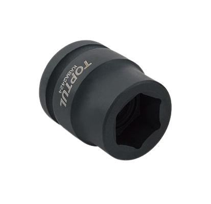 Cheie tubulara de impact TOPTUL KABA2417, prindere patrat 3/4 inch, profil hexagonal, deschidere cheie 17 mm, lungime 50 mm, crom molibden