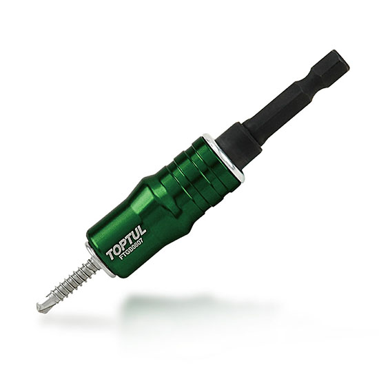 Suport magnetic pentru biti insurubare TOPTUL FTGB0807, eliberare rapida, prindere hex 1/4 inch, antrenor hex 1/4 inch, lungime 70 mm