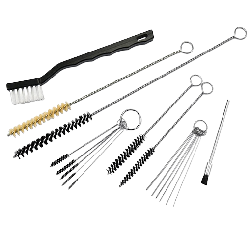 Kit 17 piese pentru curatare pistol vopsit TOPTUL GDAR1701, perii din plastic