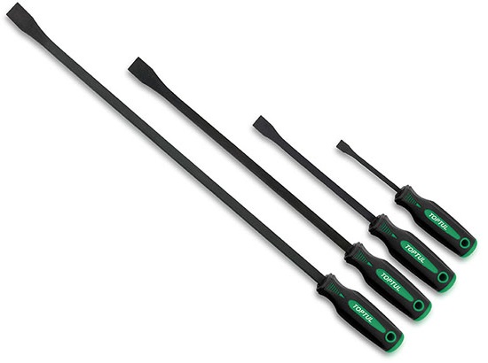 Levier cu maner cauciucat TOPTUL JCBA1118, lungime 18 inch/ 457 mm, otel crom vanadiu