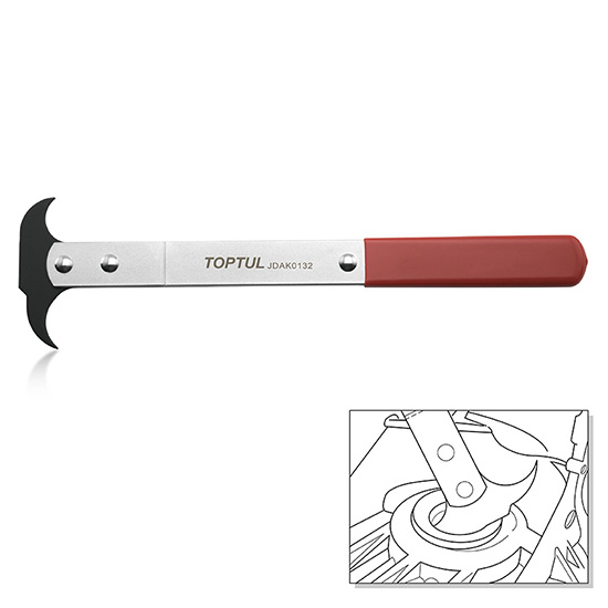 Extractor pentru garnituri TOPTUL JDAK0132, 2 varfuri, lungime 318 mm