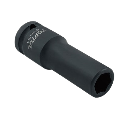 Cheie tubulara de impact TOPTUL KABE1615, prindere patrat 1/2 inch, profil hexagonal, deschidere cheie 15 mm, lungime 78 mm, crom molibden