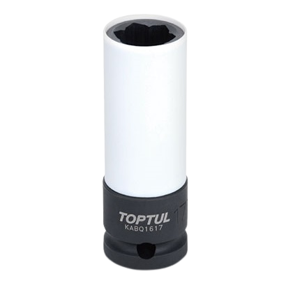 Cheie tubulara de impact TOPTUL KABQ1617, prindere patrat 1/2 inch, deschidere cheie 17 mm, lungime 78 mm, pentru Mercedes-Benz