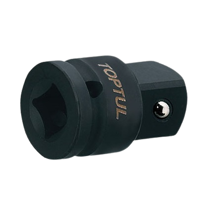 Adaptor pentru chei de impact TOPTUL KACA1624, prindere patrat 1/2 inch, 3/4 inch, lungime 44 mm, crom molibden