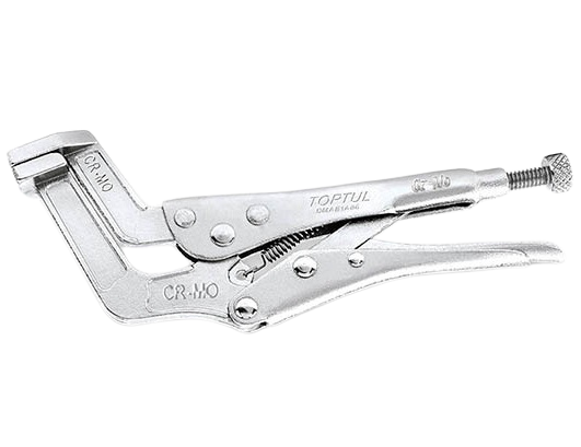 Cleste autoblocant tip papagal TOPTUL DMAE1A06, lungime 6 inch/ 152.4 mm, finisaj nichelat, crom molibden
