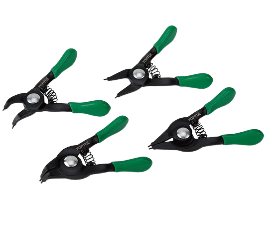 Set 4 clesti pentru sigurante mini TOPTUL GAAR0403, lungime 3 inch/ 76.2 mm, crom molibden