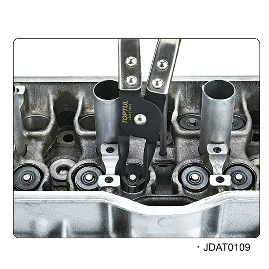 Cleste pentru valve motor TOPTUL JDAT0109, lungime 250 mm, varf din crom molibden