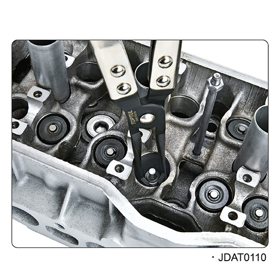 Cleste pentru valve motor TOPTUL JDAT0109, lungime 250 mm, varf din crom molibden