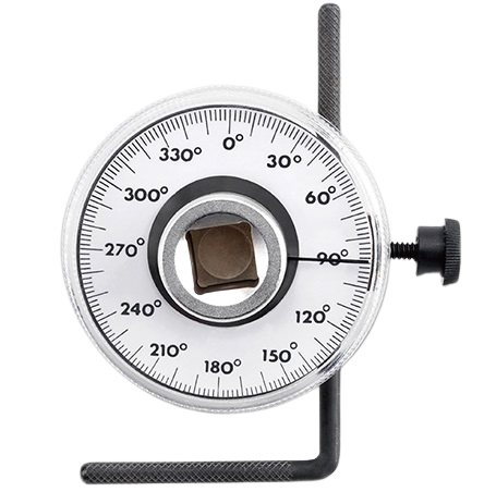 Ceas unghiular pentru masurare cuplu strangere TOPTUL JDAW1602, pentru chei patrat 1/2 inch, diametru 68 mm