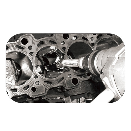 Dispozitiv pentru hornuit cilindri motor TOPTUL JDBE0718, prindere patrat 1/4 inch, diametru compatibil 2 inch - 7 inch, lungime 300 mm, granulatie 180
