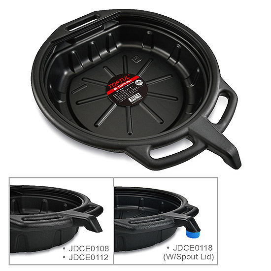 Tava pentru recuperare ulei TOPTUL JDCE0108, volum 8 litri, dimensiuni 500 x 400 x 130 mm, din plastic HDPE