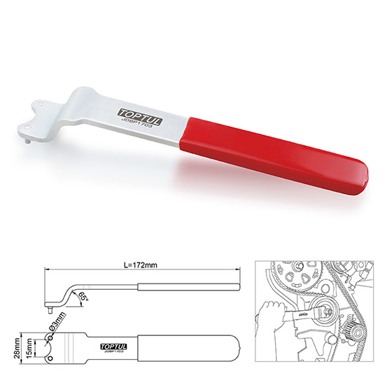 Intinzator curea distributie TOPTUL JDBP1703, diametru pin 3 mm, lungime 172 mm, din otel