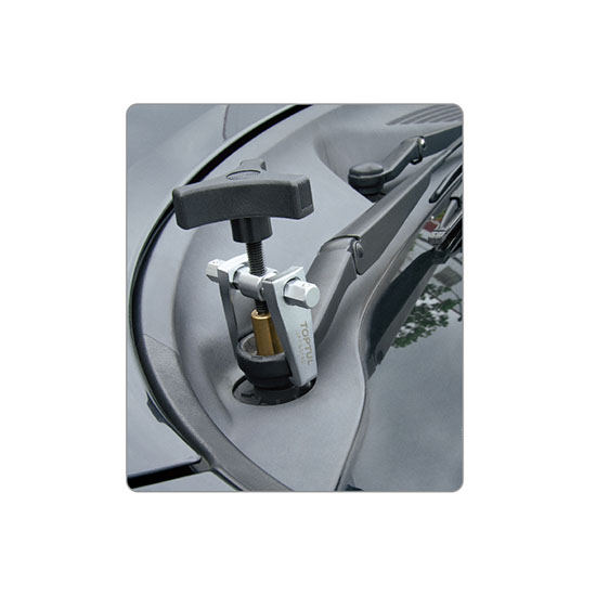 Extractor pentru brat stergatoare auto TOPTUL JFFB0142, capacitate 15 - 42 mm, surub M8 x 1.25 x 43 mm, crom molibden