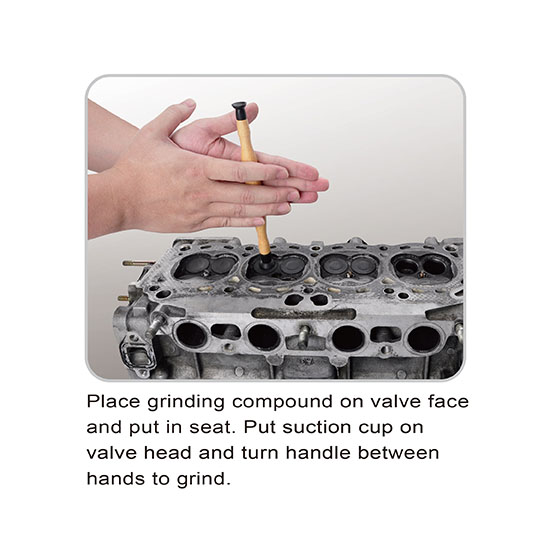 Set 2 dispozitive pentru slefuit supape TOPTUL JGAR0201, pentru valve mari si mici, ambalaj blister