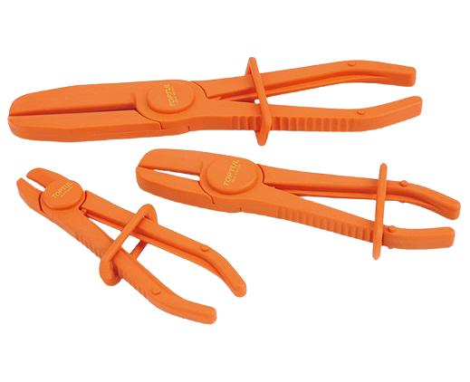 Set 3 clesti pentru blocat conducte flexibile TOPTUL JGAR0301, diametru compatibil 6-57 mm, plastic