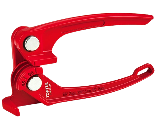 Dispozitiv pentru indoit tevi de frana TOPTUL JJBJ0106, lungime 140 mm, diametru teava 3, 4, 6 mm