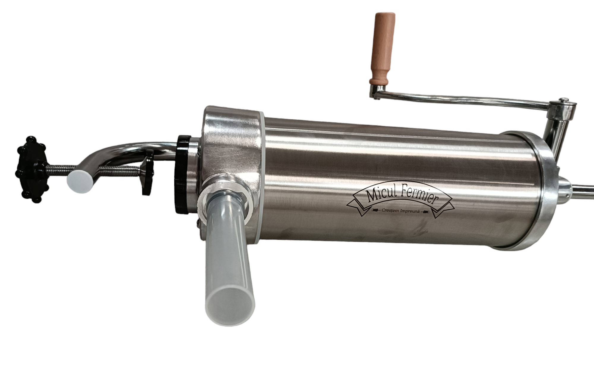 Masina de carnati MICUL FERMIER GF-0821-S001-G02, capacitate 3 kg, vertical, 5 palnii
