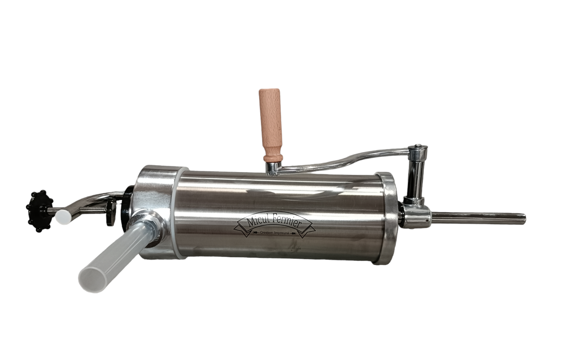 Masina de carnati MICUL FERMIER GF-0821-S001-G02, capacitate 3 kg, vertical, 5 palnii
