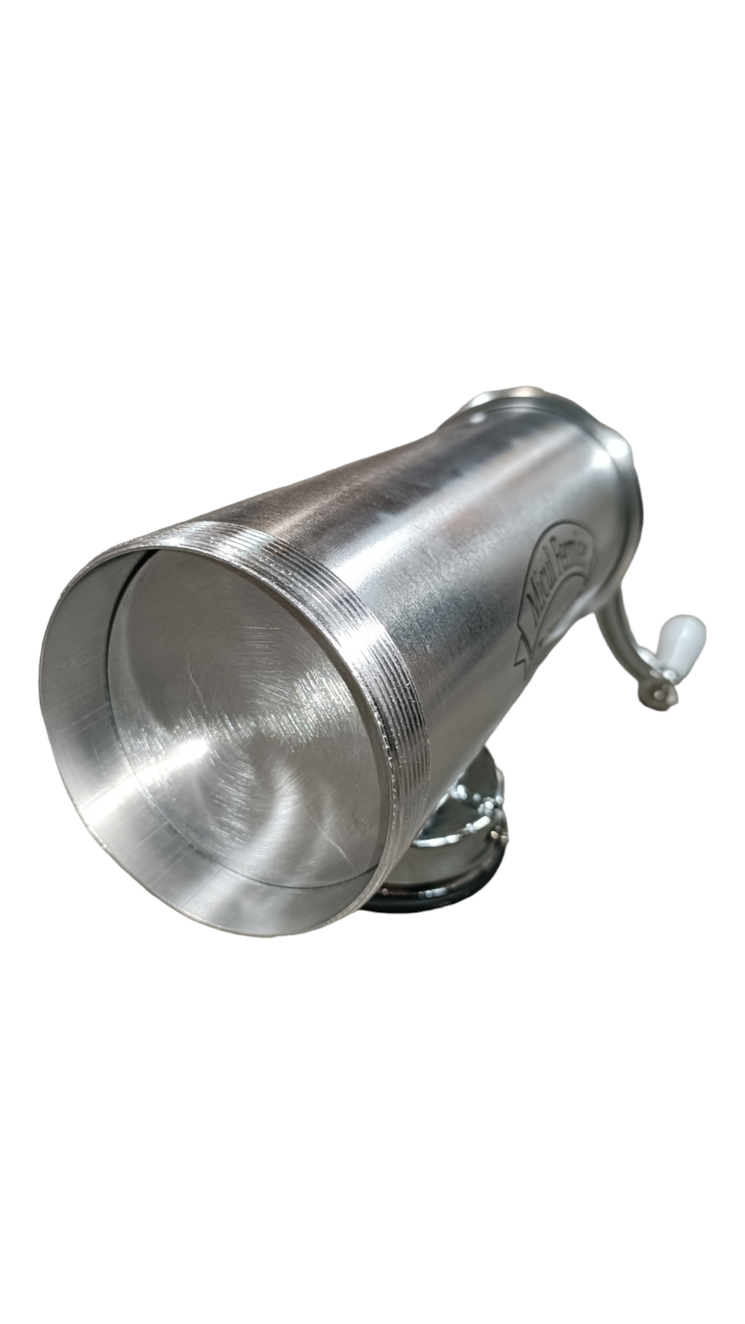 Masina de carnati MICUL FERMIER GF-0824-S001-G02, capacitate 1.5 kg, ventuza, aluminiu, 5 palnii