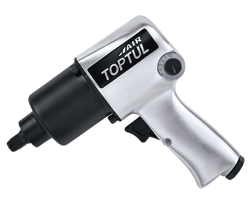 Pistol pneumatic cu impact TOPTUL KAAA1660B, cuplu maxim 813 Nm, antrenor patrat 1/2 inch, cupla aer 1/4 inch, presiune functionare 6.2 bar