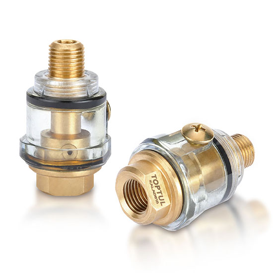 Adaptor pentru lubriefiere pistol pneumatic TOPTUL KALA0815, prindere 1/4 inch, capacitate 5 cc