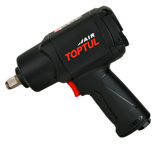 Pistol pneumatic cu impact TOPTUL KSAC1680, antrenor patrat 1/2 inch, cuplu maxim 1288 Nm, 8500 rpm, 6.2 bar