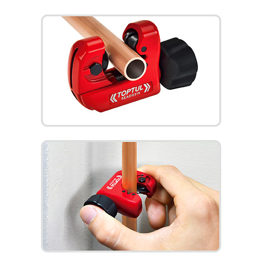 Mini dispozitiv pentru taiat tevi TOPTUL SEAD0319, capacitate taiere 3 - 19 mm, lungime 65 mm