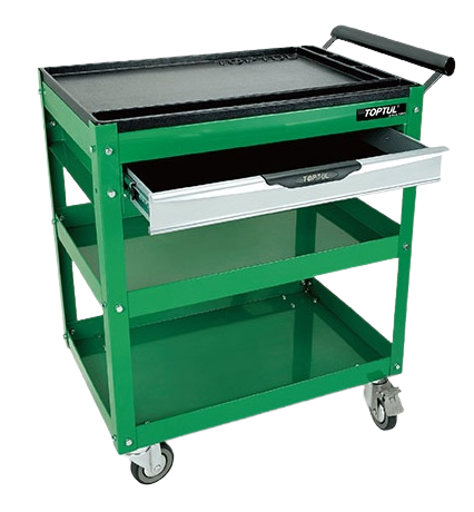 Carucior pentru scule service cu 1 sertar TOPTUL TCAD0101, dimensiuni 700x470x835 mm, capacitate incarcare 160 kg