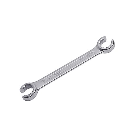 Cheie inelara dubla decupata MOB IUS 05D14173102, deschidere chei 14 x 17 mm, finisaj satinat