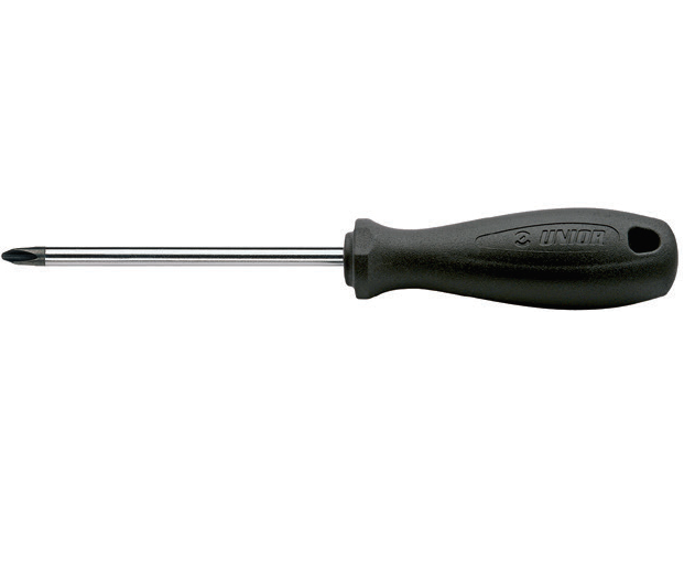 Surubelnita UNIOR 616369, profil phillips, deschidere PH4, dimensiuni 4x200 mm, tija otel vanadiu, varf brunat, maner ergonomic