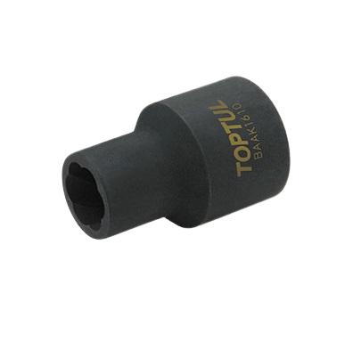 Cheie tubulara extractoare suruburi TOPTUL BAAK1612, antrenor patrat 1/2 inch, deschidere cheie 12 mm, lungime 34 mm, crom molibden