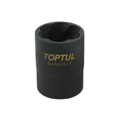 Cheie tubulara extractoare suruburi TOPTUL BAAK1627, antrenor patrat 1/2 inch, deschidere cheie 27 mm, lungime 34 mm, crom molibden