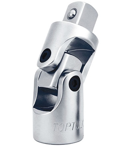 Articulatie cardanica universala TOPTUL CAHK1254, flexibila, antrenor patrat 3/8 inch, lungime 52 mm, crom vanadiu