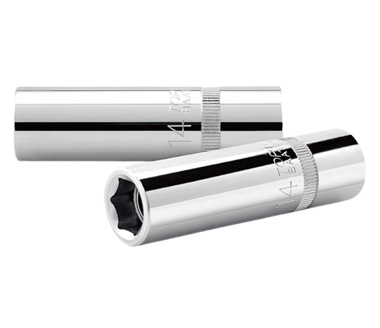Cheie tubulara pentru bujii TOPTUL BAAT1614, magnetica, prindere patrat 1/2 inch, deschidere 14 mm, lungime 77 mm