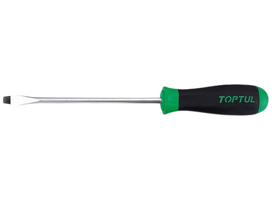 Surubelnita plata TOPTUL FAAB5E15, dimensiuni 1.0x5.5 mm, lungime 265 mm, lungime activa 150 mm, maner ergonomic, aderent