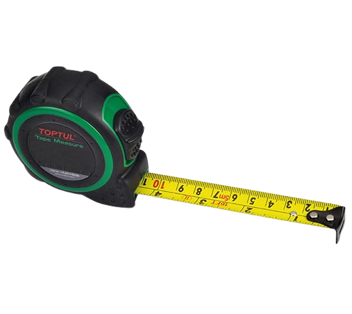 Ruleta profesionala TOPTUL IAAC3010, lungime masurata 10 m, latime banda 30 mm, clasa de precizie II, carcasa ABS, scala metric/imperial