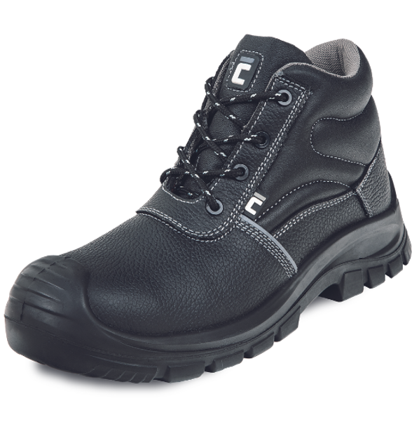 Bocanci protectie CERVA Raven XT MF S3 SRC 0202071960042, bombeu compozit, marimea 42, piele impermeabila, talpa PU anti-intepatura, antistatica, negru