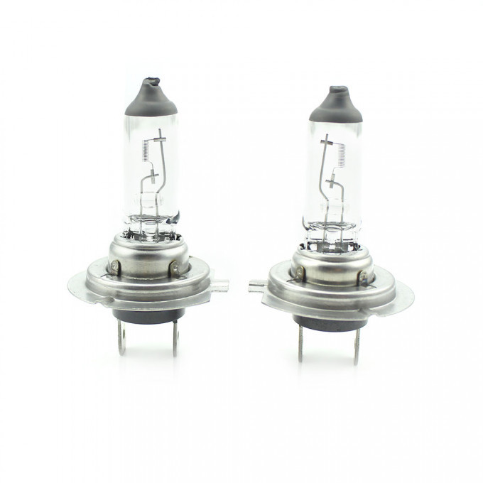 Set 2 becuri halogen CARGUARD BHA014, H7, 55W, 12 V, Long Life, +50 intensitate
