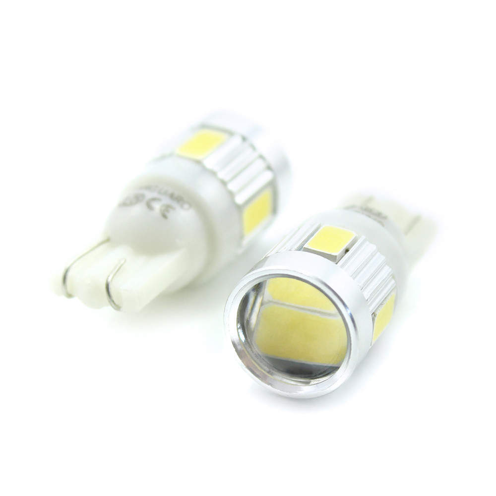 Set 2 becuri LED auto CARGUARD MTR CLD013, T10, 12V, 2.5W, pentru lumini de pozitie