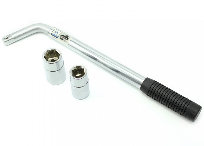 Cheie de roata CARGUARD CRT001, telescopica, deschidere chei 17/19 mm, 21/23 mm, lungime chei 350-530 mm