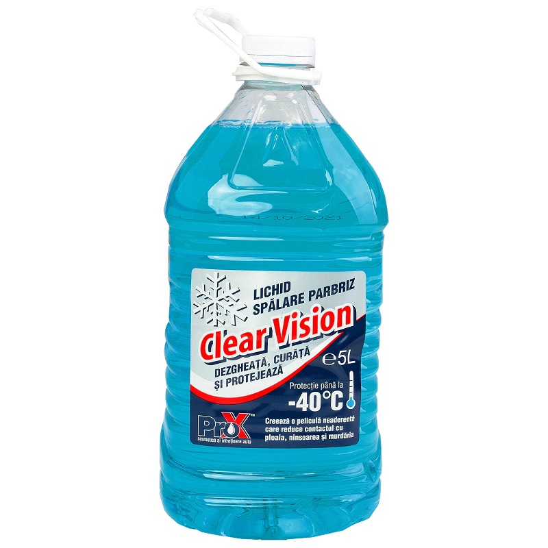 Lichid de parbriz pentru iarna PROX Clear Vision CS276ETAN5L, diluat, 5 litri, -40 Celsius