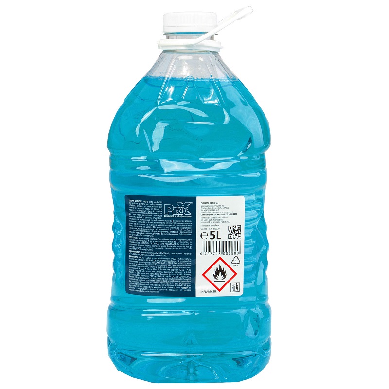Lichid de parbriz pentru iarna PROX Clear Vision CS276ETAN5L, diluat, 5 litri, -40 Celsius