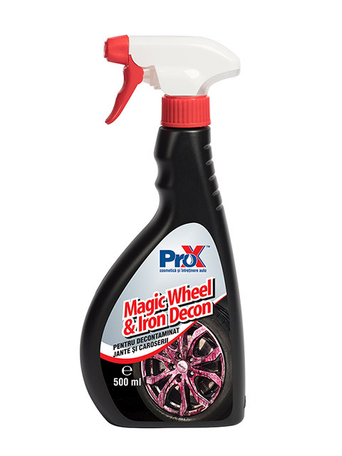 Solutie pentru curatat jante PROX Magic Wheel and Iron Decon CS-632, 500 ml, flacon HDPE cu pulverizator