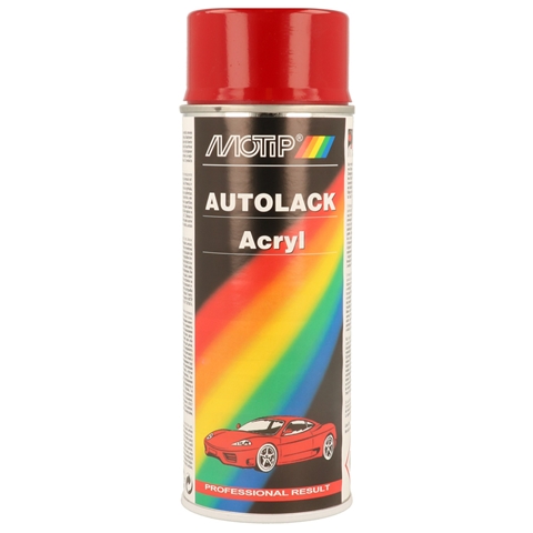 Spray vopsea retus auto MOTIP KOMPAKT AUTOLACK Acryl 41350, culoare rosu GL, 400 ml