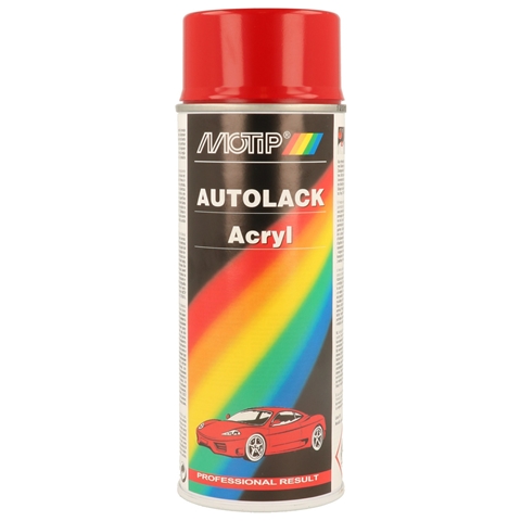 Spray vopsea retus auto MOTIP KOMPAKT AUTOLACK Acryl 41630, culoare rosu, 400 ml